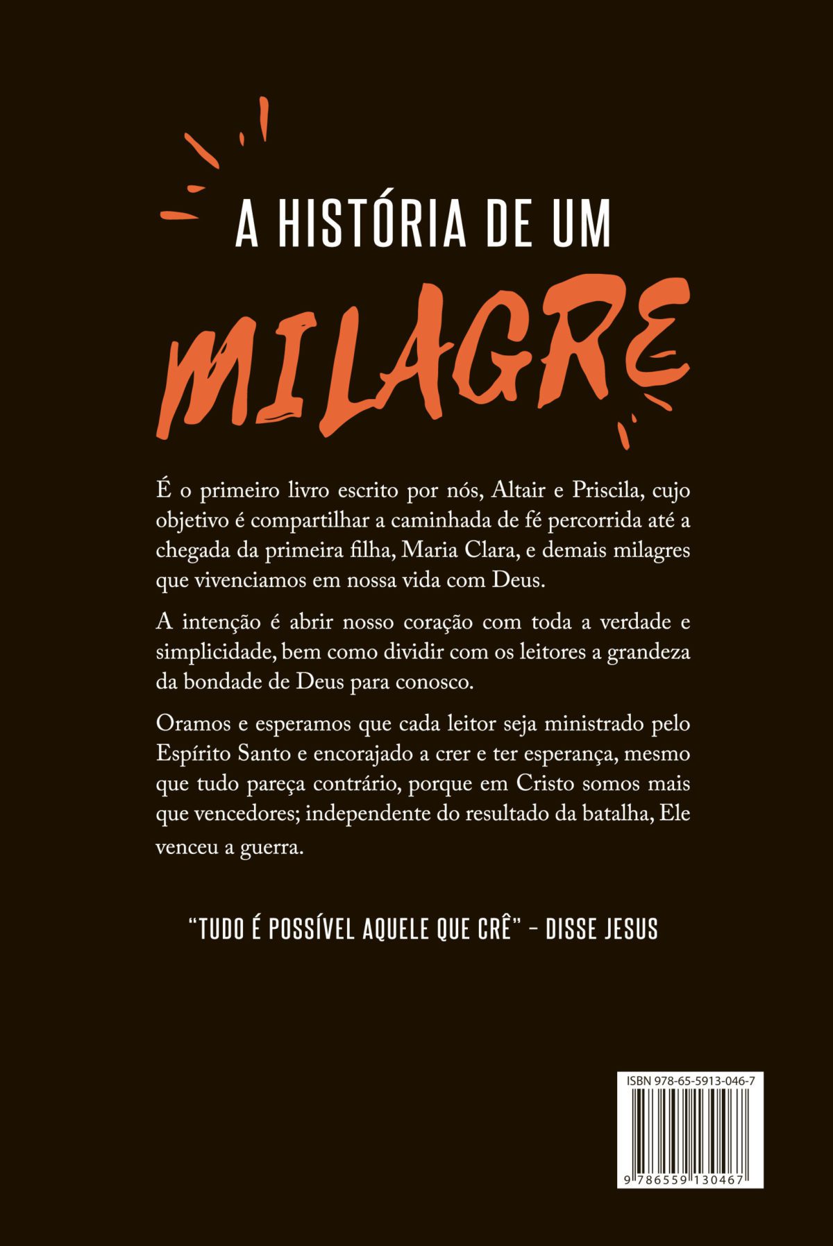 A História de um Milagre – Editora Lux – Loja