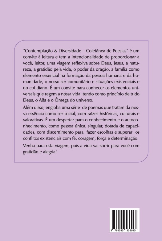 Contemplação & Diversidade: Coletânea de Poesia - Imagem 2